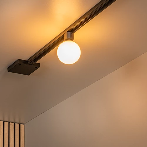 Lucide TRACK TYCHO- Railspot - 1-fase Railsysteem / Railverlichting - 1xG9 - Opaal (Uitbreiding) - sfeer 1
